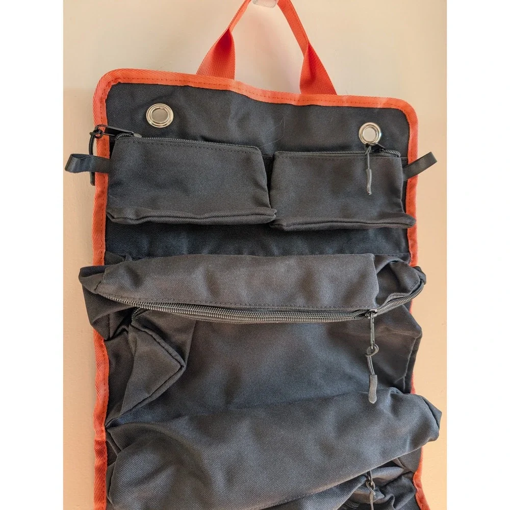 Swiss Design Roll Up Tool Bag Organizer Canvas Multi Pocket Hanging Storage New